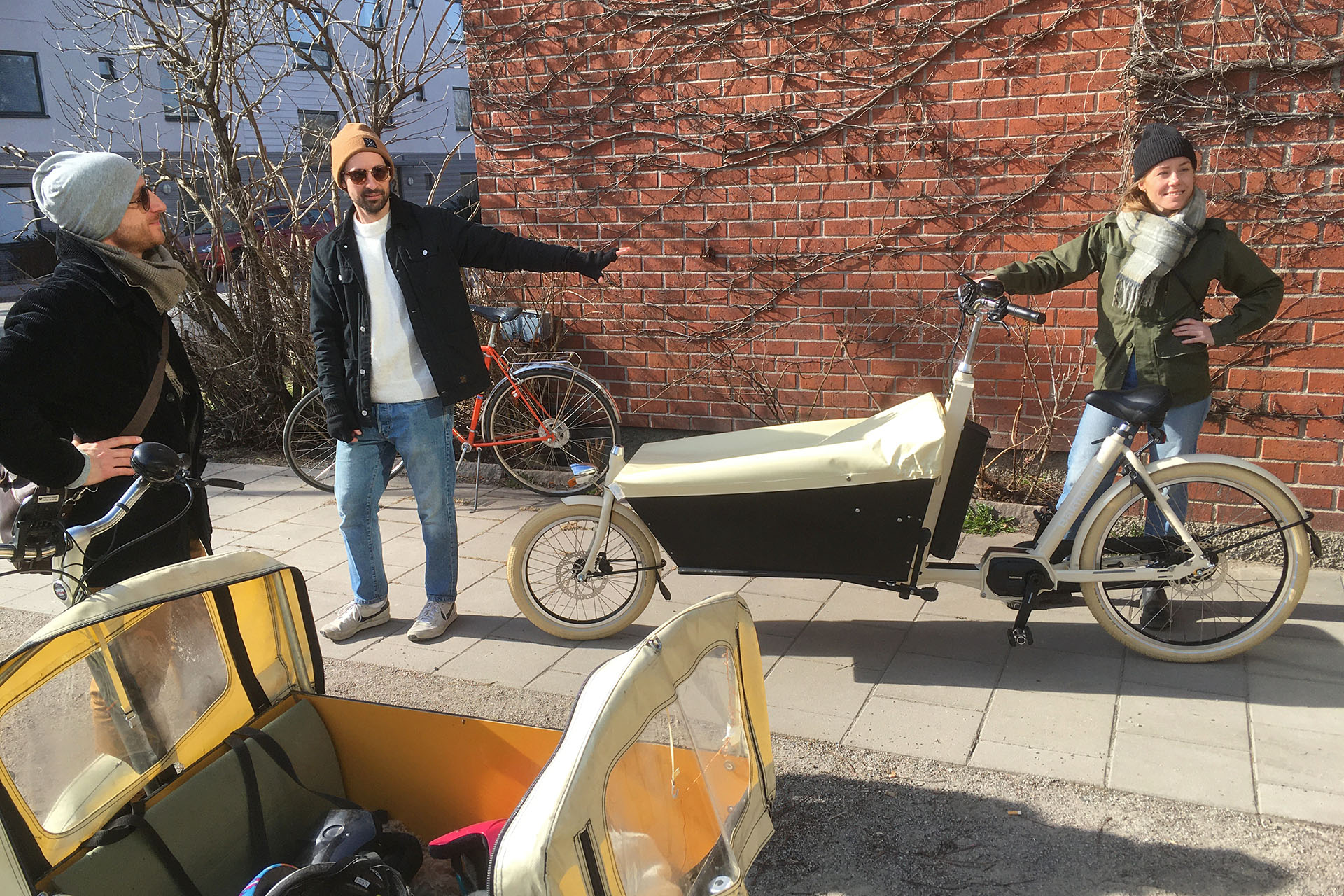 Gamla Enskede Lådcyklar Stockholm Provcykla Lådcykel El 2