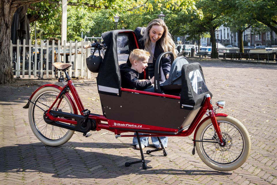 Lådcykel El - Bakfiets.nl - Cargobike Cruiser Lång IP6